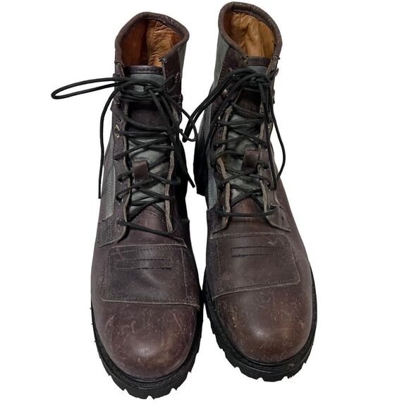 Timberland Mens 6 inch Leather Lineman Boot in Darkness Grey Size 11 Made in USA - Picture 9 of 13